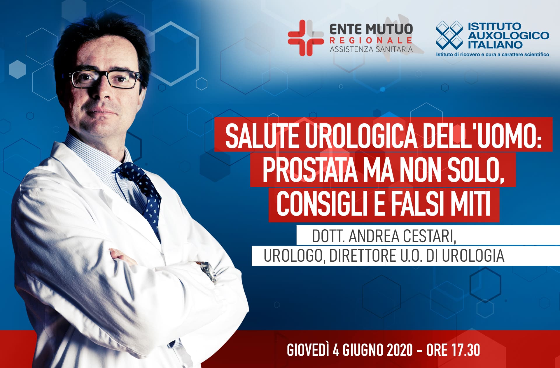 SALUTE UROLOGICA DELL'UOMO: PROSTATA MA NON SOLO, CONSIGLI E FALSI MITI ...